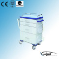 Epoxy beschichtetes Stahl Krankenhaus Medical Reanimation Trolley / Cart (N-20)